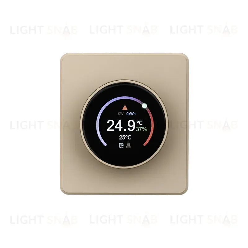 Терморегулятор ROUND Wi-Fi с/у шелк KRANZ KR-78-0728-7 KR-78-0728-7