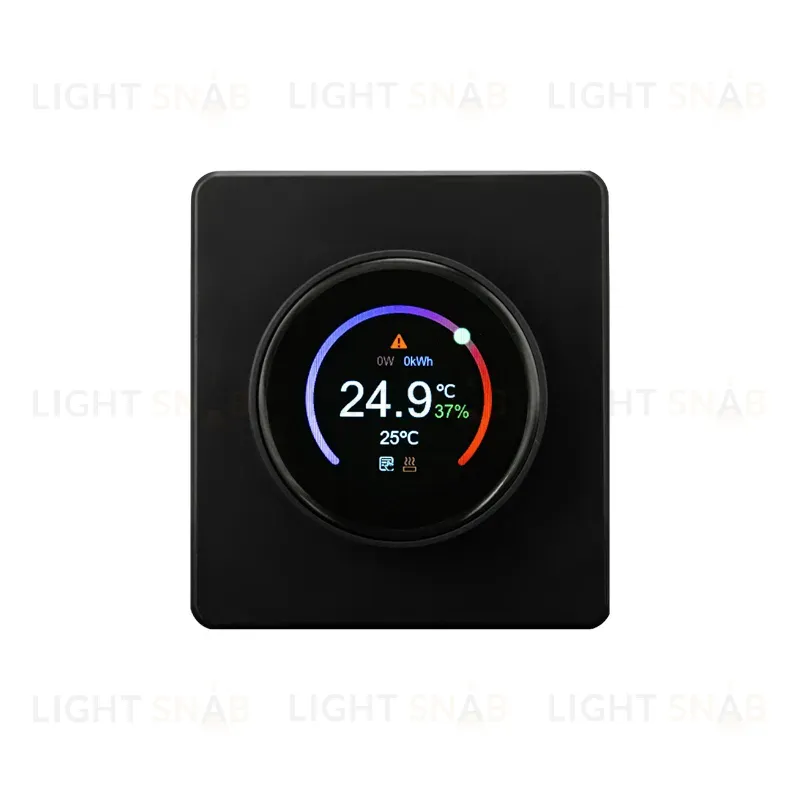 Терморегулятор ROUND Wi-Fi с/у оникс KRANZ KR-78-0728-3 KR-78-0728-3