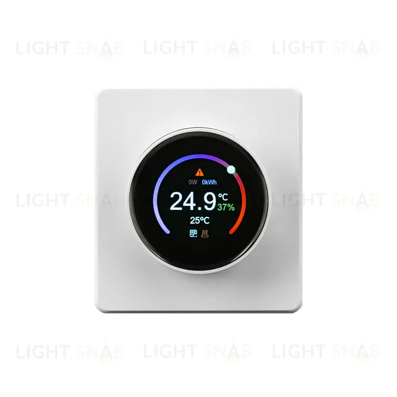 Терморегулятор ROUND Wi-Fi с/у перламутр KRANZ KR-78-0728-1 KR-78-0728-1