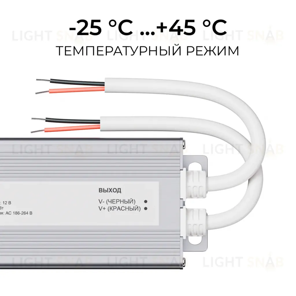 Блок питания OGM 12В, 150Вт, 186-264В, 12,5А, IP67 PS3-84 PS3-84