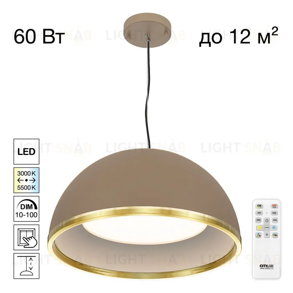 Подвесной светильник Citilux Floom CL736252 CL736252
