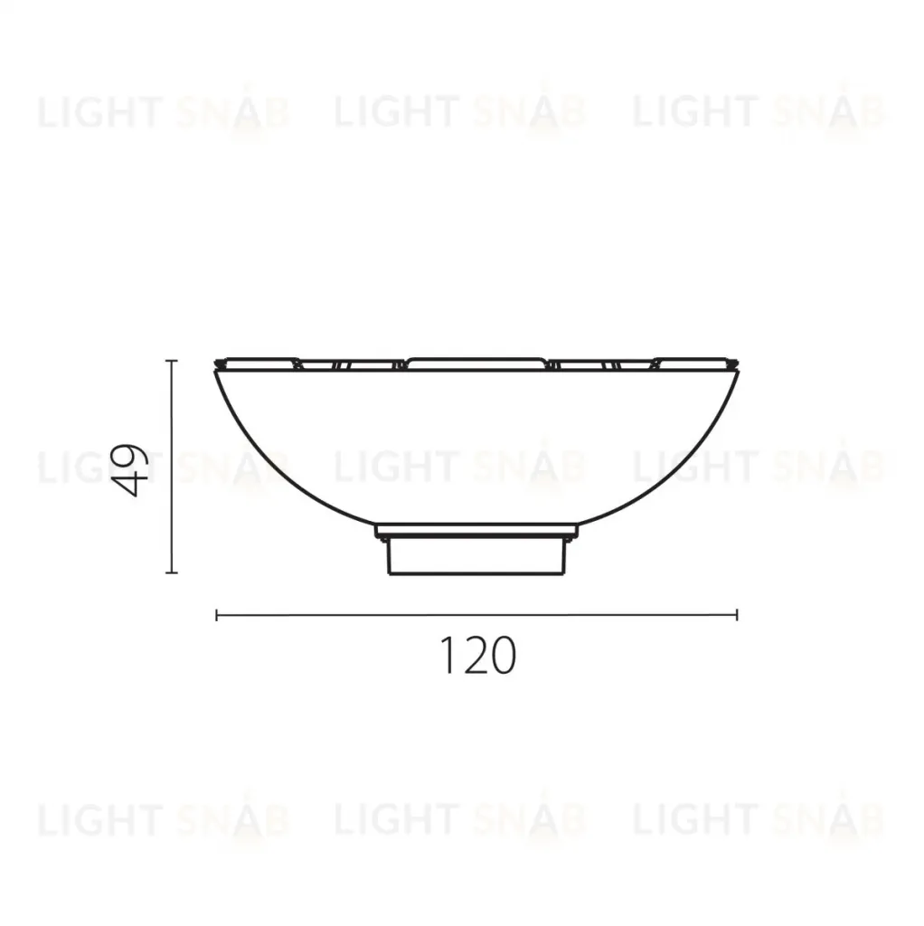 Накладной светильник Lightstar Solido E27 216616 216616