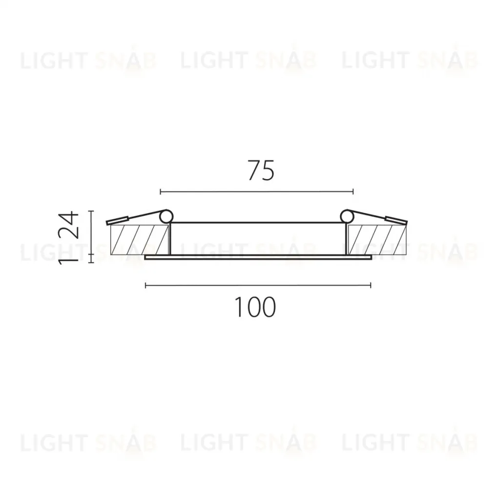 Светодиодная панель Lightstar Zocco 223074-XS 223074-XS