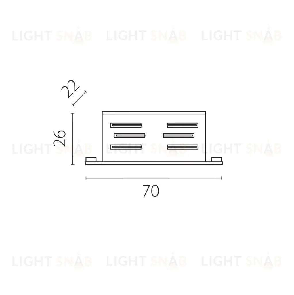 Соединитель прямой к треку 5040xx-DALI Lightstar Quattro/DALI/ 504107-DALI 504107-DALI