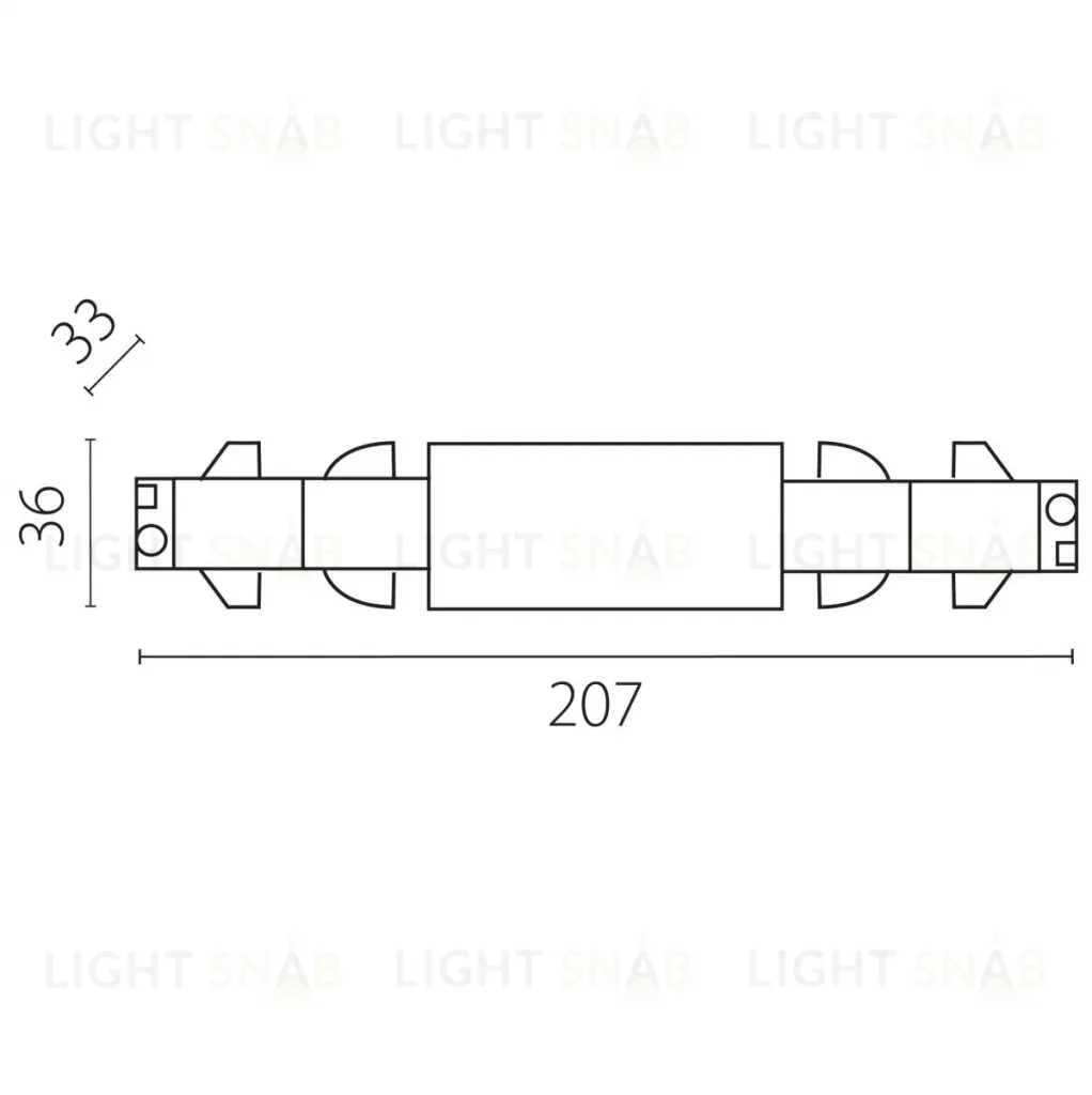Питание центральное к треку 5040xx-DALI Lightstar Quattro/DALI/ 504187-DALI 504187-DALI