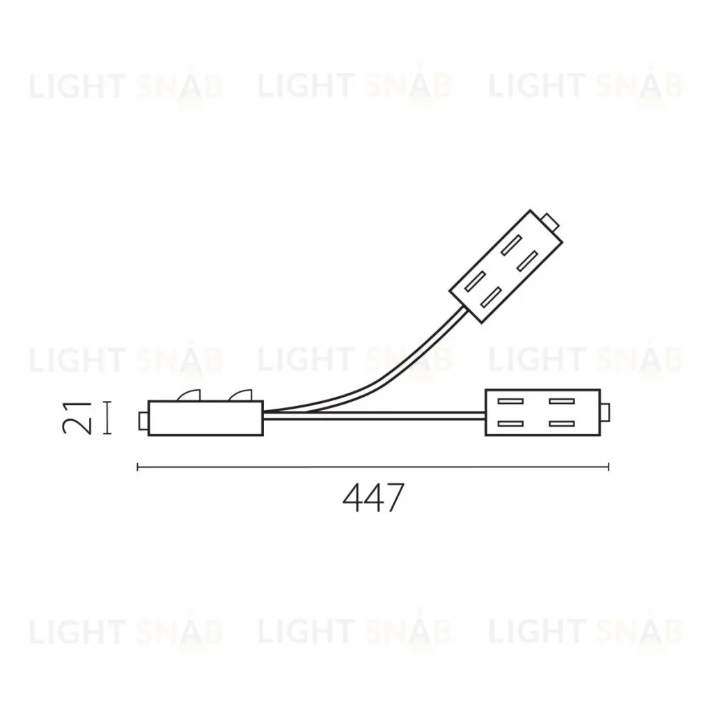 Соединитель питания T-образный гибкий Lightstar Teta Pro 505293 505293