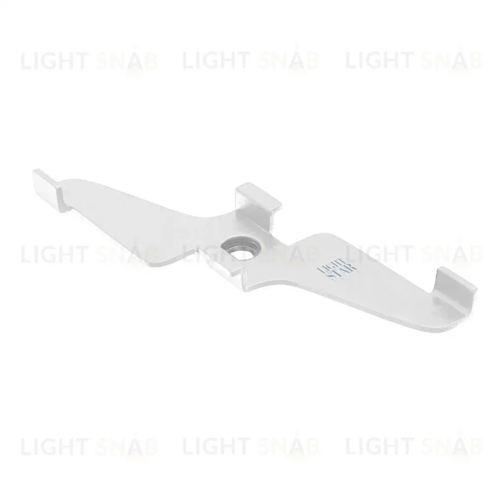 Скоба для поверхностного монтажа треков 509026P/509036P Lightstar Uno Pro 509000W 509000W