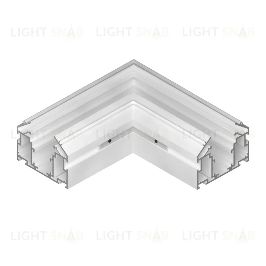 Соединитель для трека UNO под гарпун горизонтальный угловой Lightstar Uno Pro 509406 509406