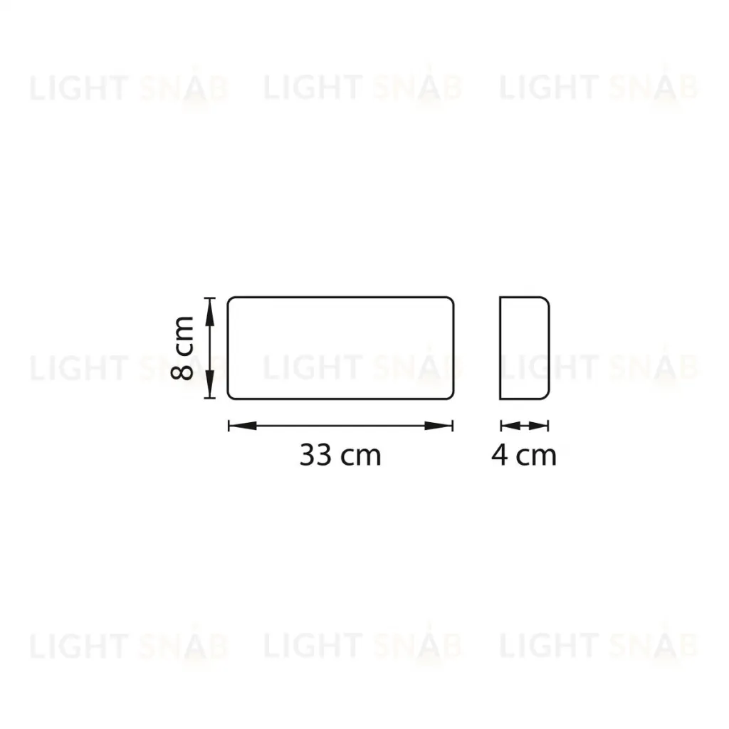 Настенный светильник с переключателем цв. температуры Lightstar Fiume 810517CCT 810517CCT