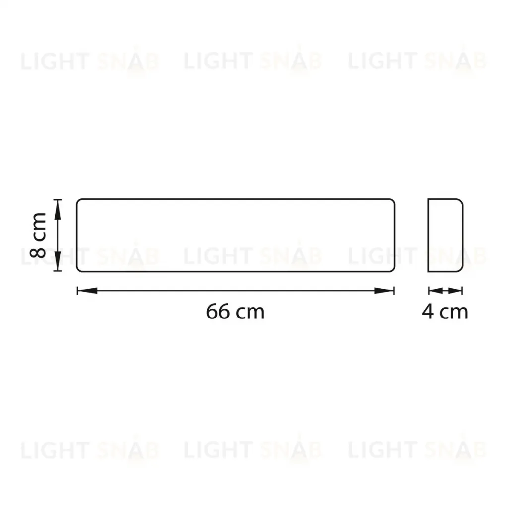 Настенный светильник с переключателем цв. температуры Lightstar Fiume 810526CCT 810526CCT
