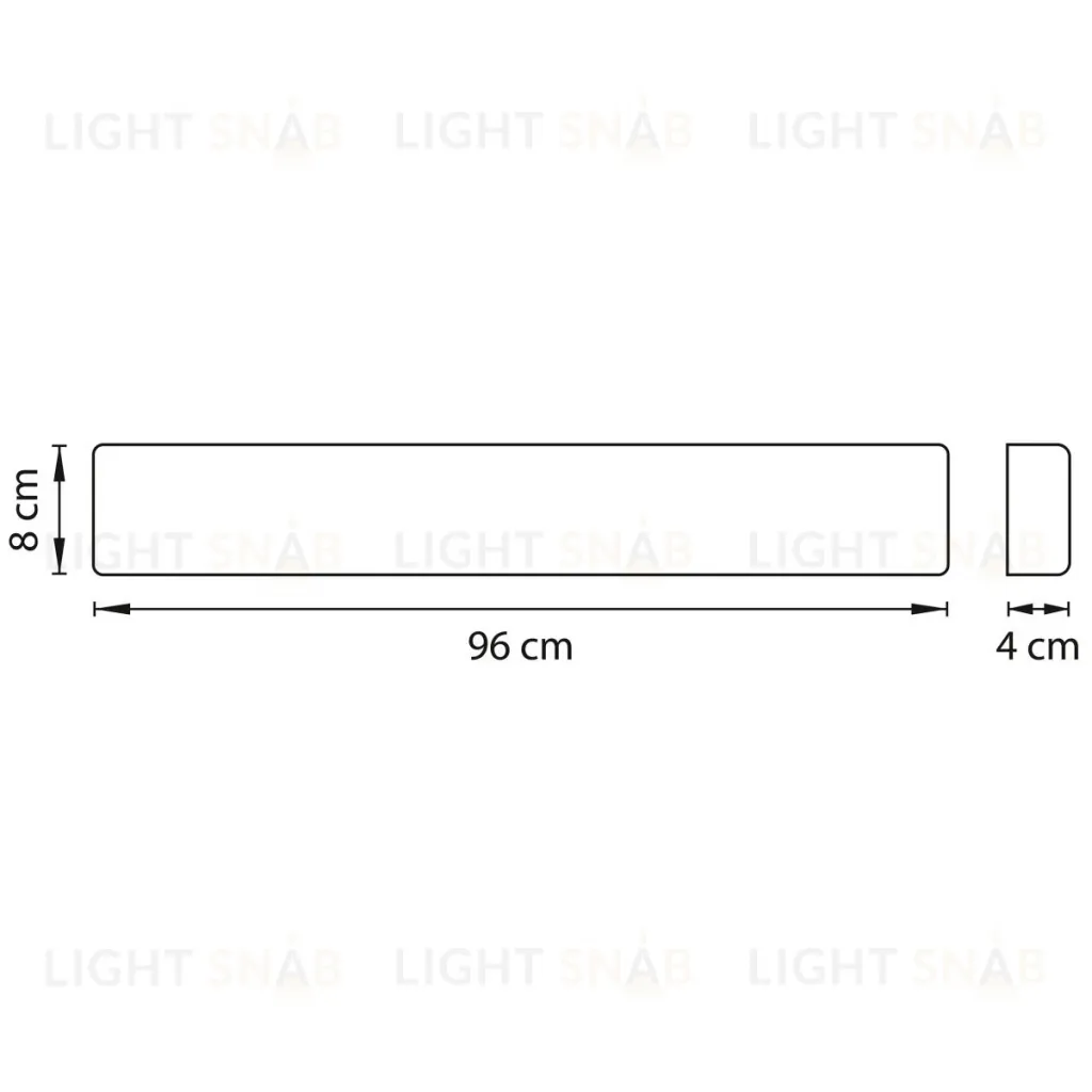 Настенный светильник с переключателем цв. температуры Lightstar Fiume 810533CCT 810533CCT