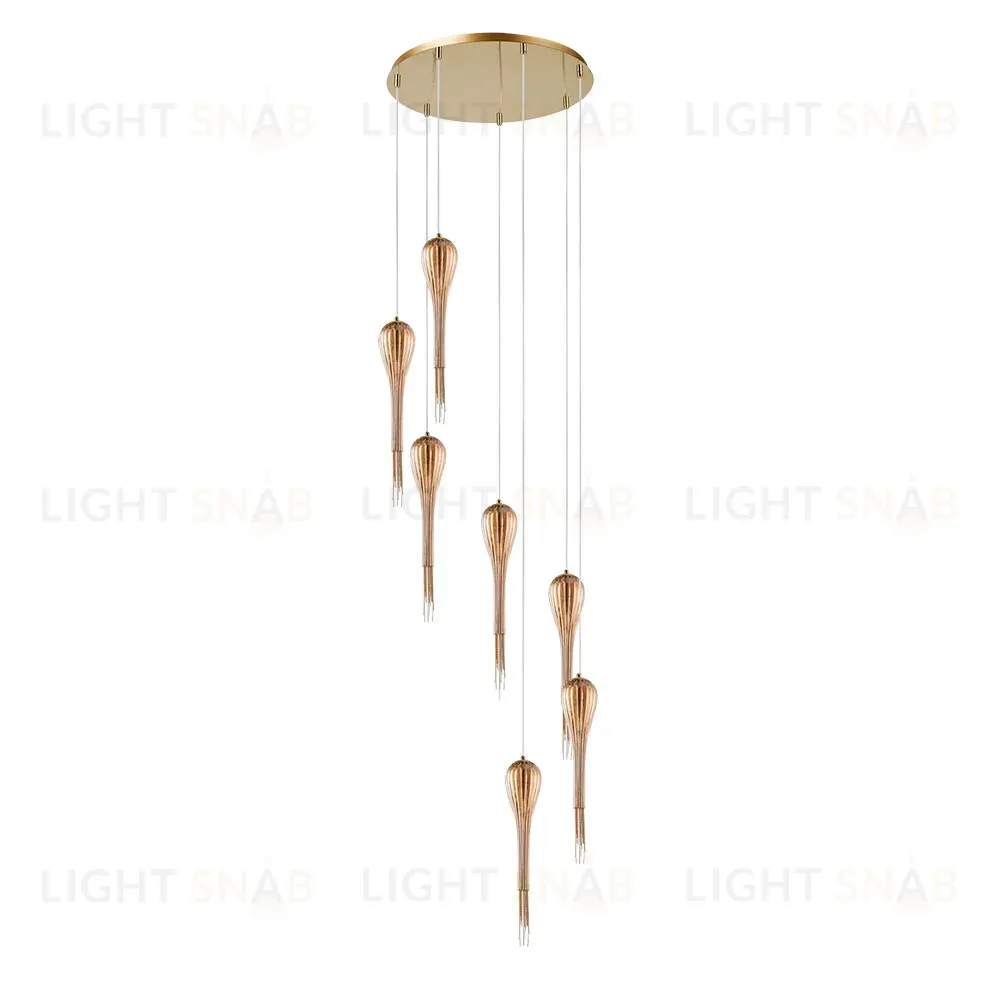 Каскадная люстра Arte Lamp Waterfall A1577SP-7GO A1577SP-7GO