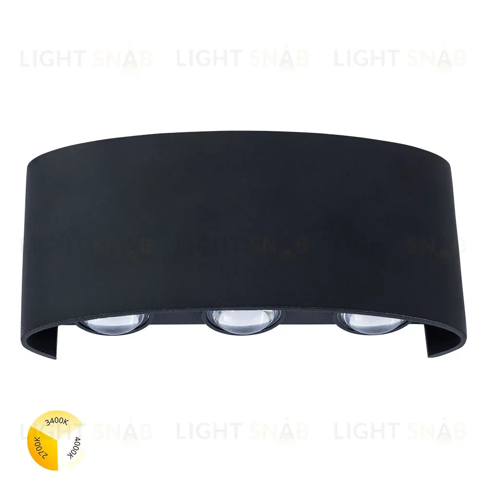Уличный настенный светильник Arte Lamp Bosto A3722AL-6BK A3722AL-6BK