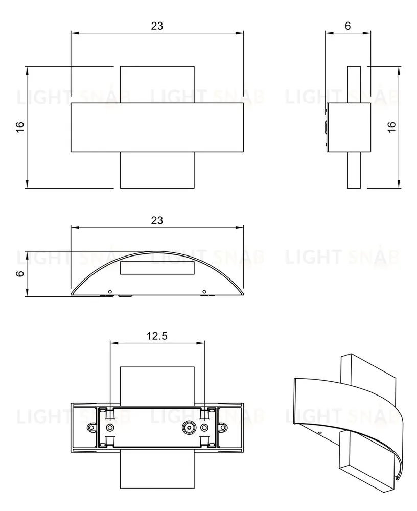 Уличный настенный светильник Arte Lamp Croce A1444AL-1WH A1444AL-1WH