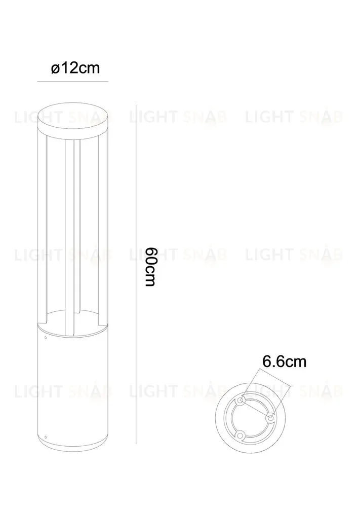 Ландшафтный светильник Arte Lamp Carcassa A4666PA-1BK A4666PA-1BK