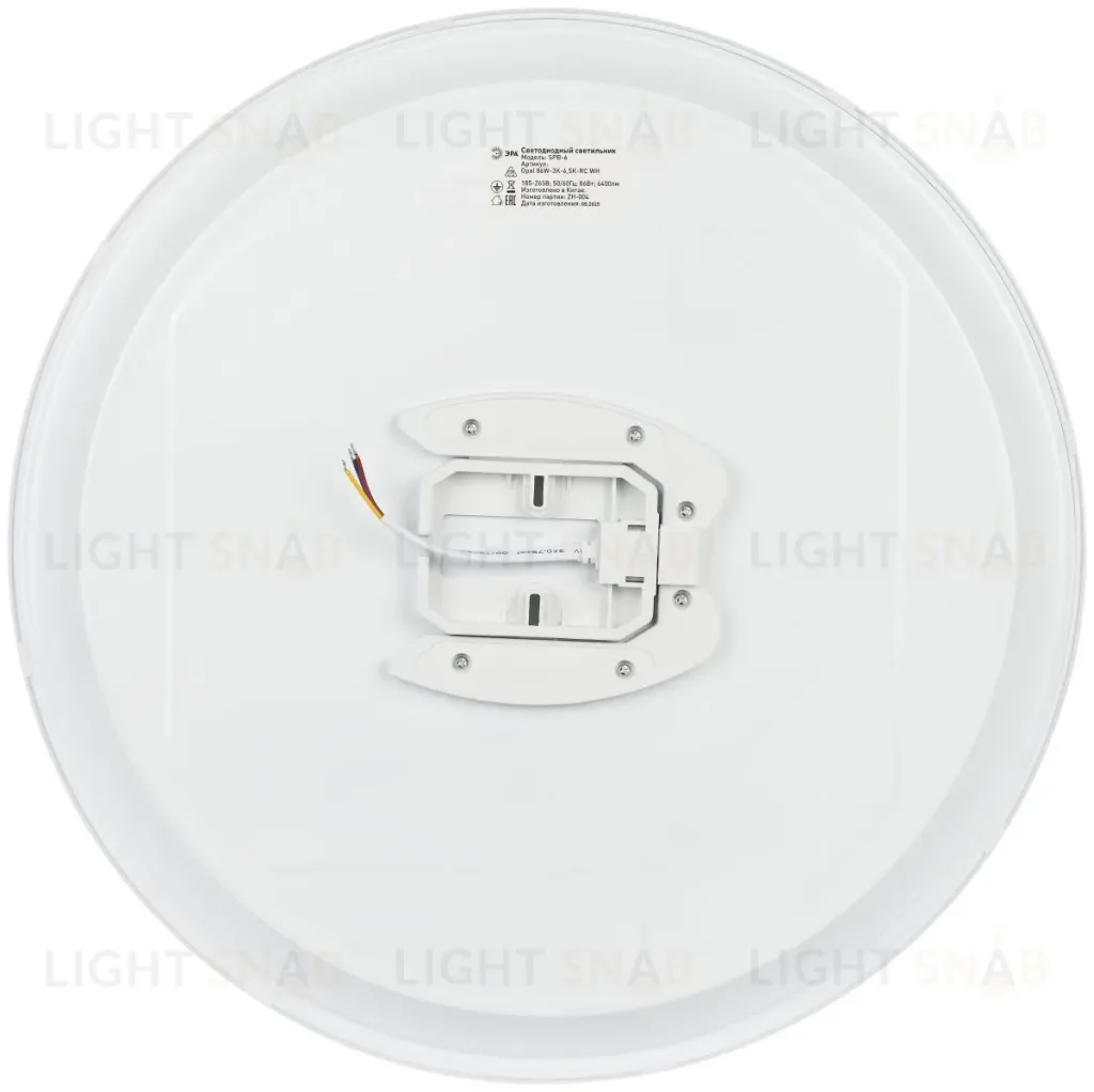 Потолочный светильник Эра SPB-6 Opal 86W-3K-6,5K-RC WH с ДУ Б0070181 Б0070181
