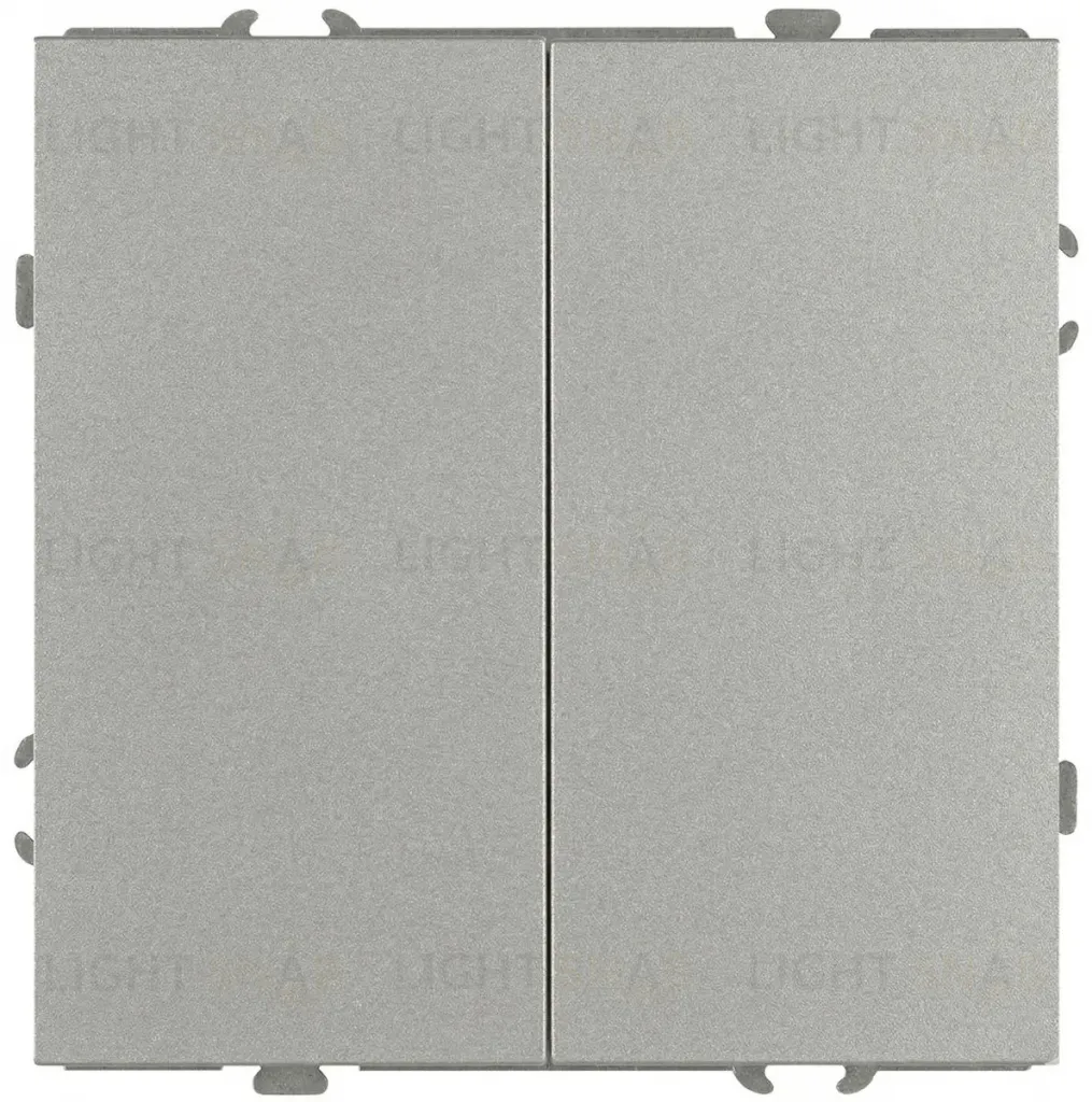 Переключатель Эра Galaxy 15-1106-03 двойной 10АХ-250В IP20 алюминий Б0070696 Б0070696