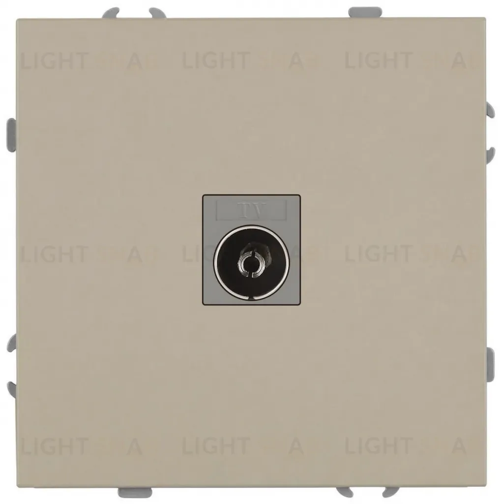 Розетка Эра Galaxy 15-3101-04 TV одиночная IP20 шампань Б0070721 Б0070721