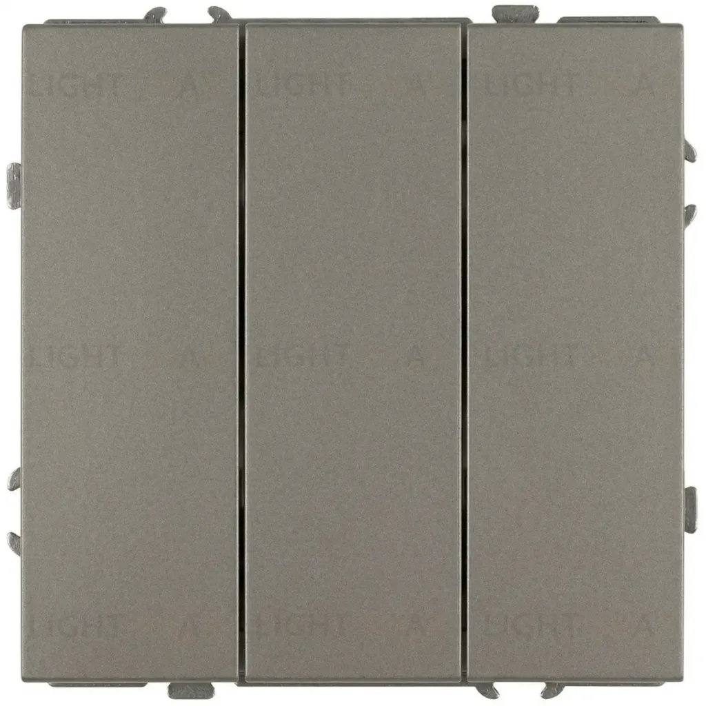 Выключатель Эра Galaxy 15-1107-07 тройной 10АХ-250В IP20 титан Б0070726 Б0070726