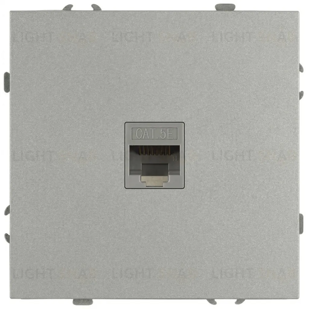 Розетка Эра Galaxy 15-3107-03 информационная RJ45 IP20 алюминий Б0070739 Б0070739
