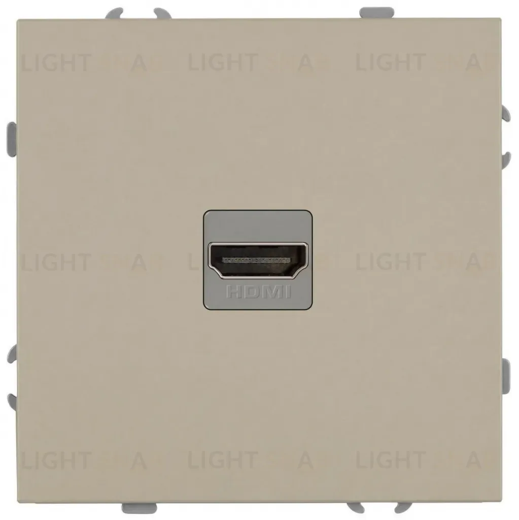 Розетка Эра Galaxy 15-3114-04 HDMI IP20 шампань Б0070797 Б0070797