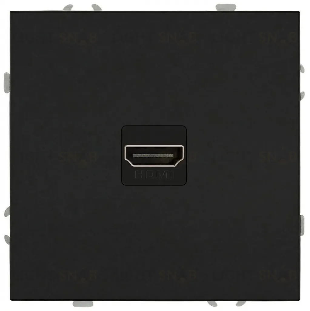 Розетка Эра Galaxy 15-3114-05 HDMI IP20 антрацит Б0070798 Б0070798