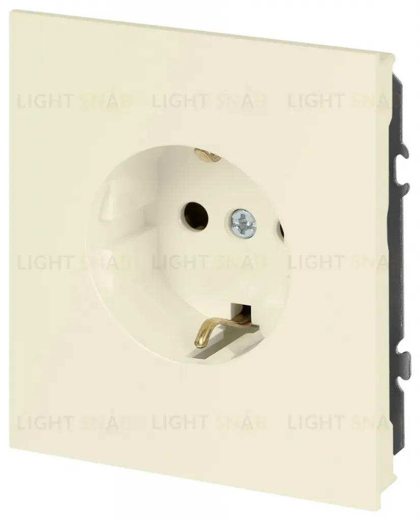 Розетка Эра Arktik 16-2101-02 с заземлением 2P+E Schuko 16А-250В слоновая кость Б0070415 Б0070415