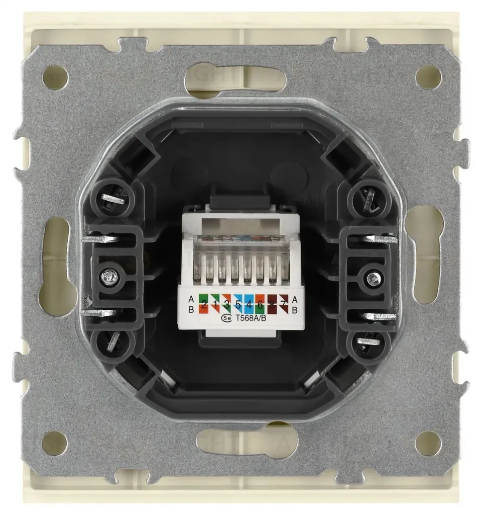 Розетка Эра Arktik 16-3107-02 информационная RJ45 слоновая кость Б0070475 Б0070475