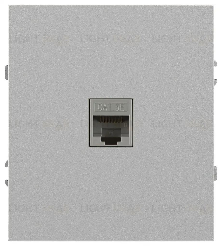 Розетка Эра Arktik 16-3107-03 информационная RJ45 алюминий Б0070476 Б0070476