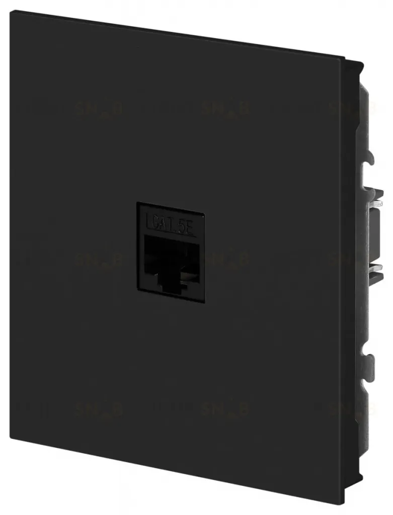 Розетка Эра Arktik 16-3107-05 информационная RJ45 антрацит Б0070478 Б0070478