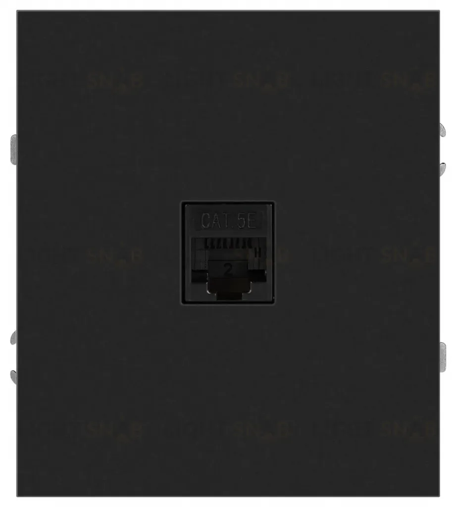 Розетка Эра Arktik 16-3107-05 информационная RJ45 антрацит Б0070478 Б0070478