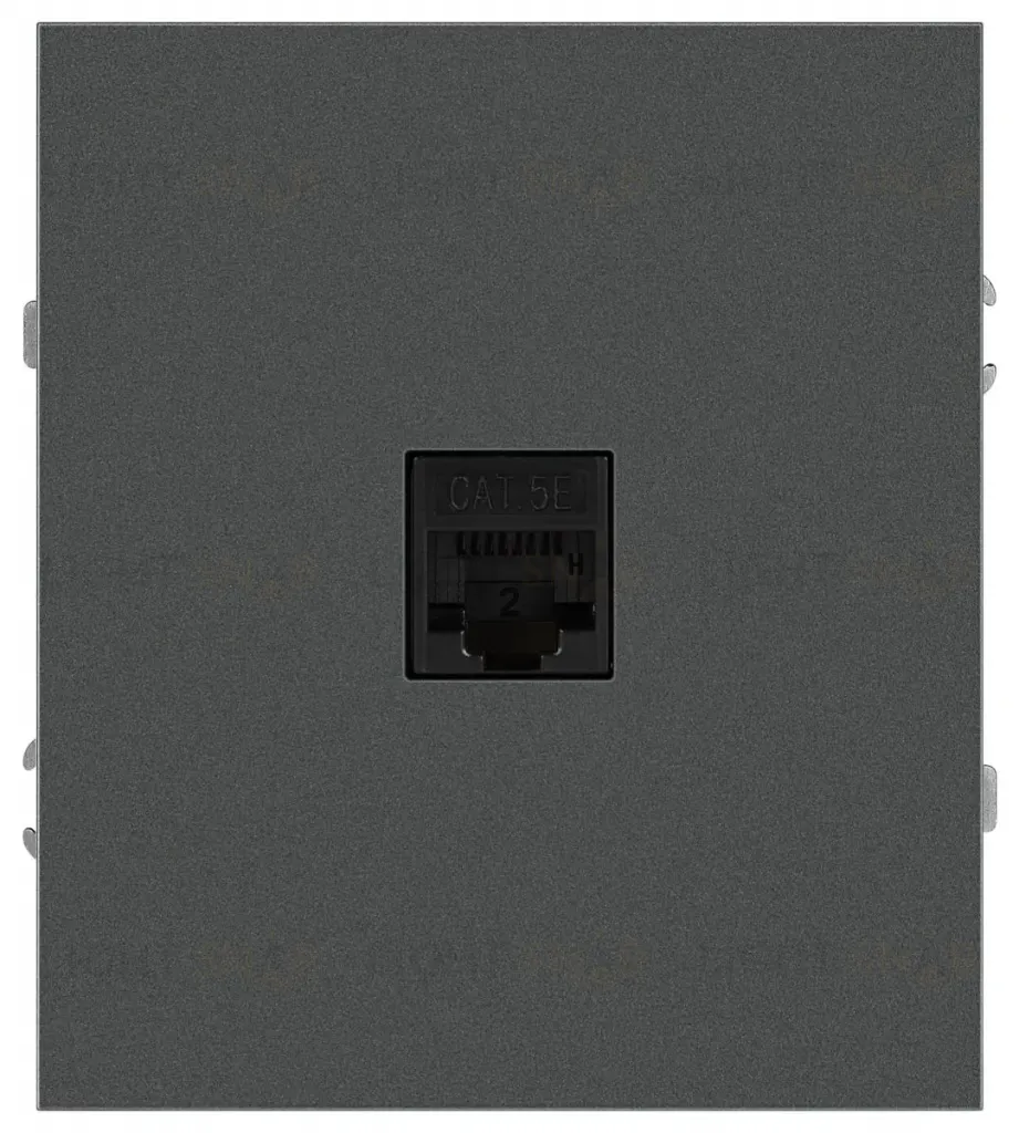 Розетка Эра Arktik 16-3107-06 информационная RJ45 графит Б0070479 Б0070479