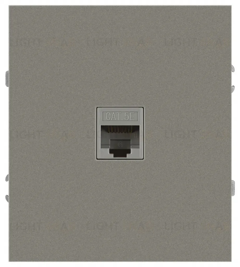 Розетка Эра Arktik 16-3107-07 информационная RJ45 титан Б0070480 Б0070480