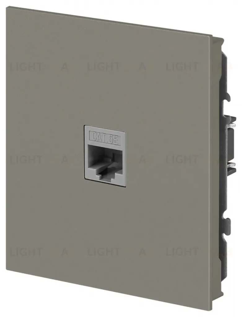 Розетка Эра Arktik 16-3107-07 информационная RJ45 титан Б0070480 Б0070480