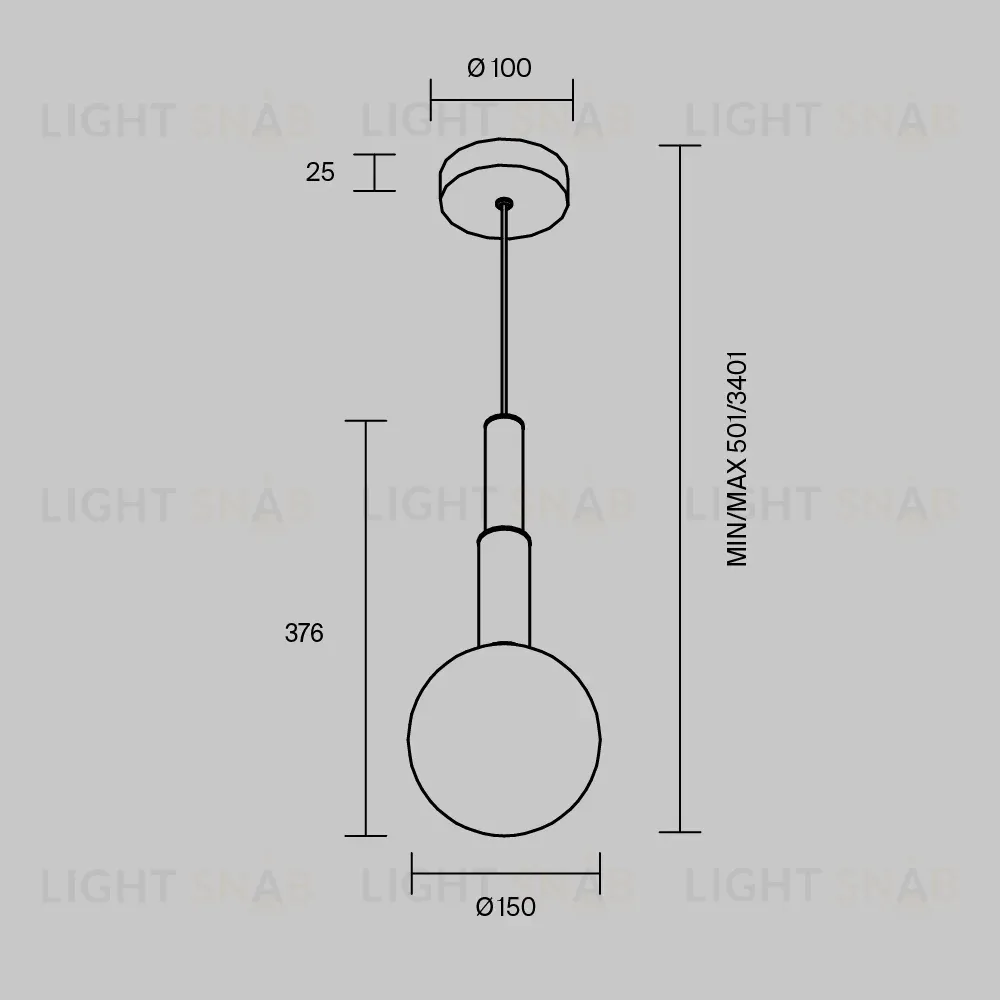 Подвесной светильник Maytoni Orotte MOD520PL-01BS MOD520PL-01BS