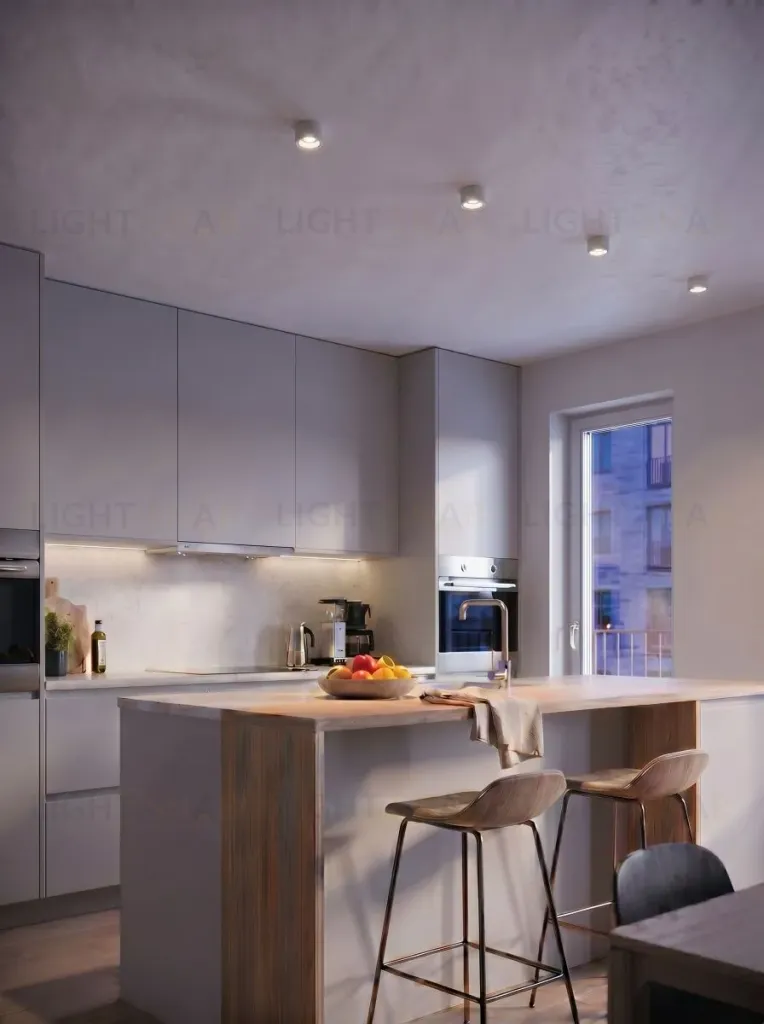 Потолочный светильник с переключателем цв. температуры Crystal Lux CLT 075C WH CLT 075C WH