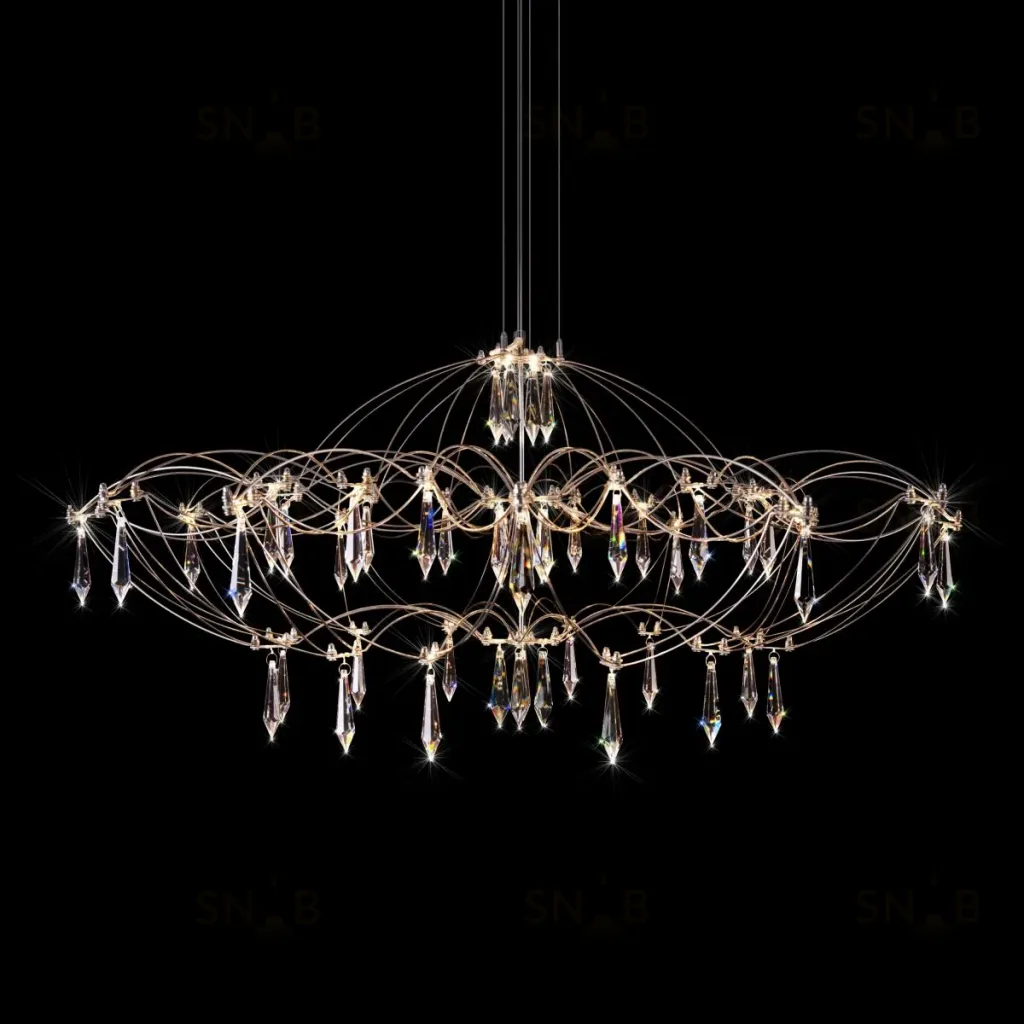 Подвесная люстра Loft IT Mira 10586/900 Silver Asfour 10586/900 Silver Asfour