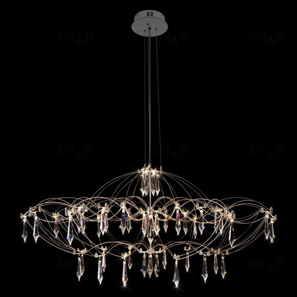 Подвесная люстра Loft IT Mira 10586/900 Silver Asfour 10586/900 Silver Asfour