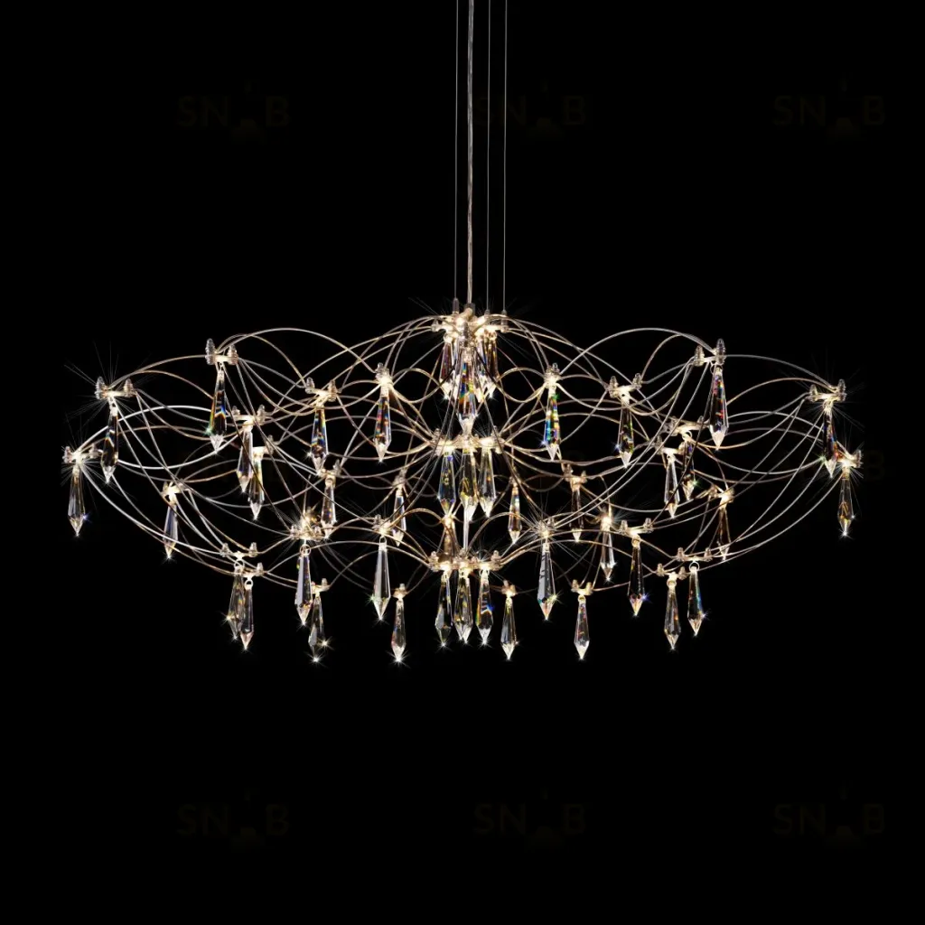 Подвесная люстра Loft IT Mira 10586/900 Silver Asfour 10586/900 Silver Asfour