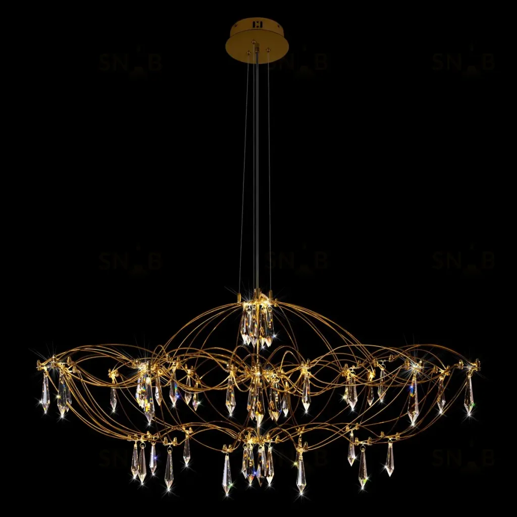 Подвесная люстра Loft IT Mira 10586/900 Gold Asfour 10586/900 Gold Asfour