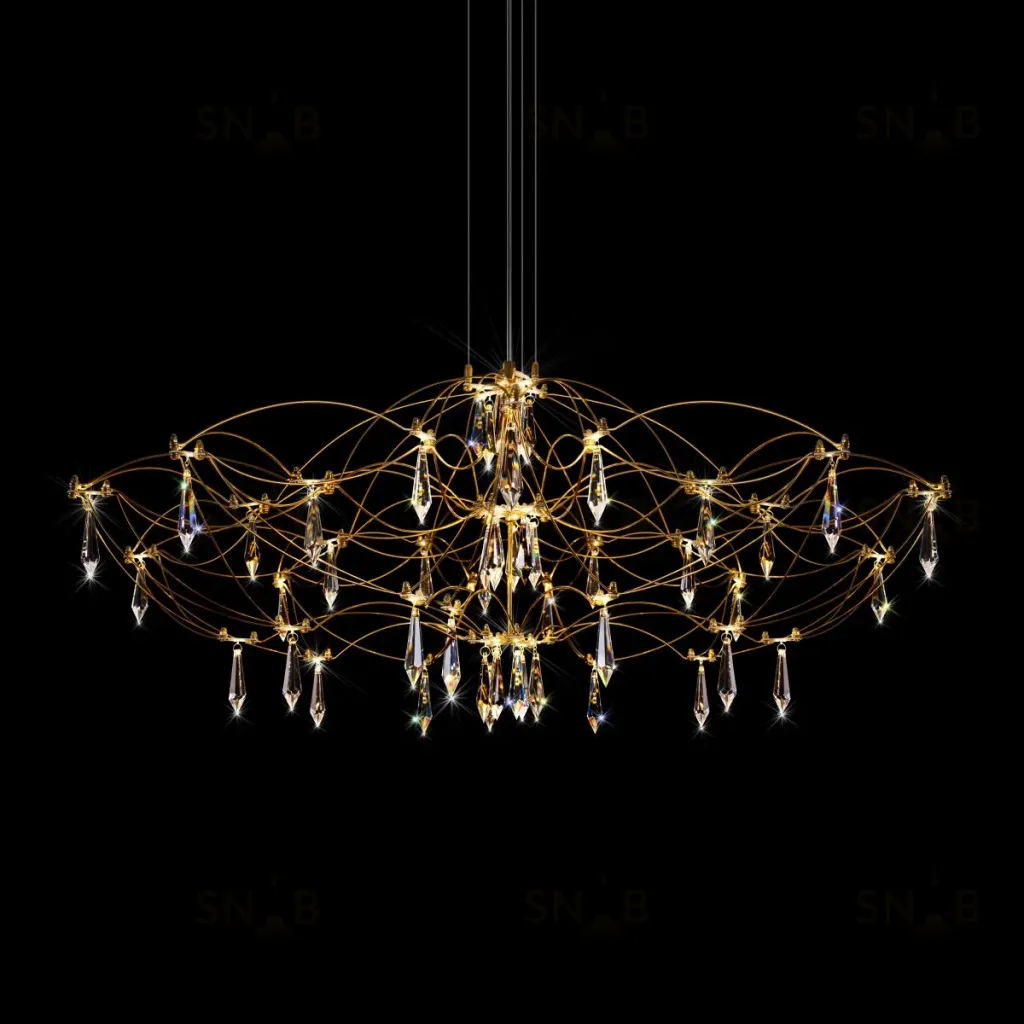 Подвесная люстра Loft IT Mira 10586/900 Gold Asfour 10586/900 Gold Asfour