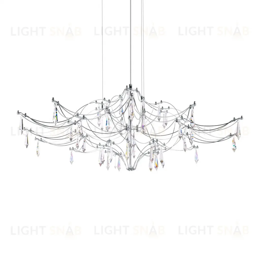 Подвесная люстра Loft IT Mira 10587/1000 Silver Asfour 10587/1000 Silver Asfour