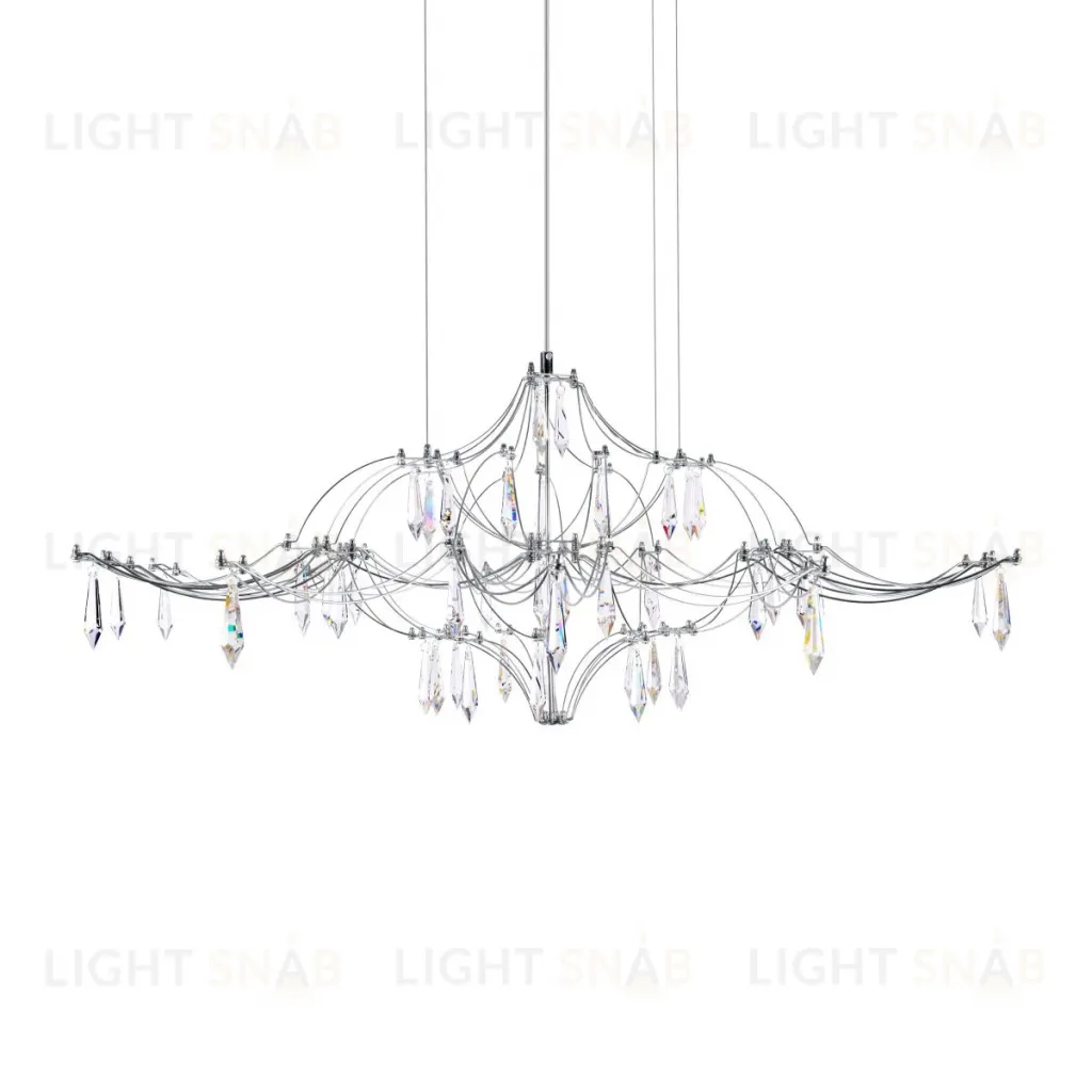 Подвесная люстра Loft IT Mira 10587/1000 Silver Asfour 10587/1000 Silver Asfour