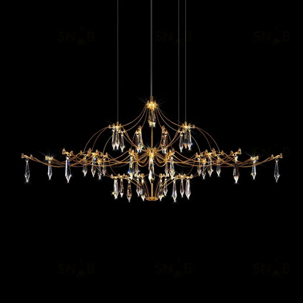 Подвесная люстра Loft IT Mira 10587/1000 Gold Asfour 10587/1000 Gold Asfour