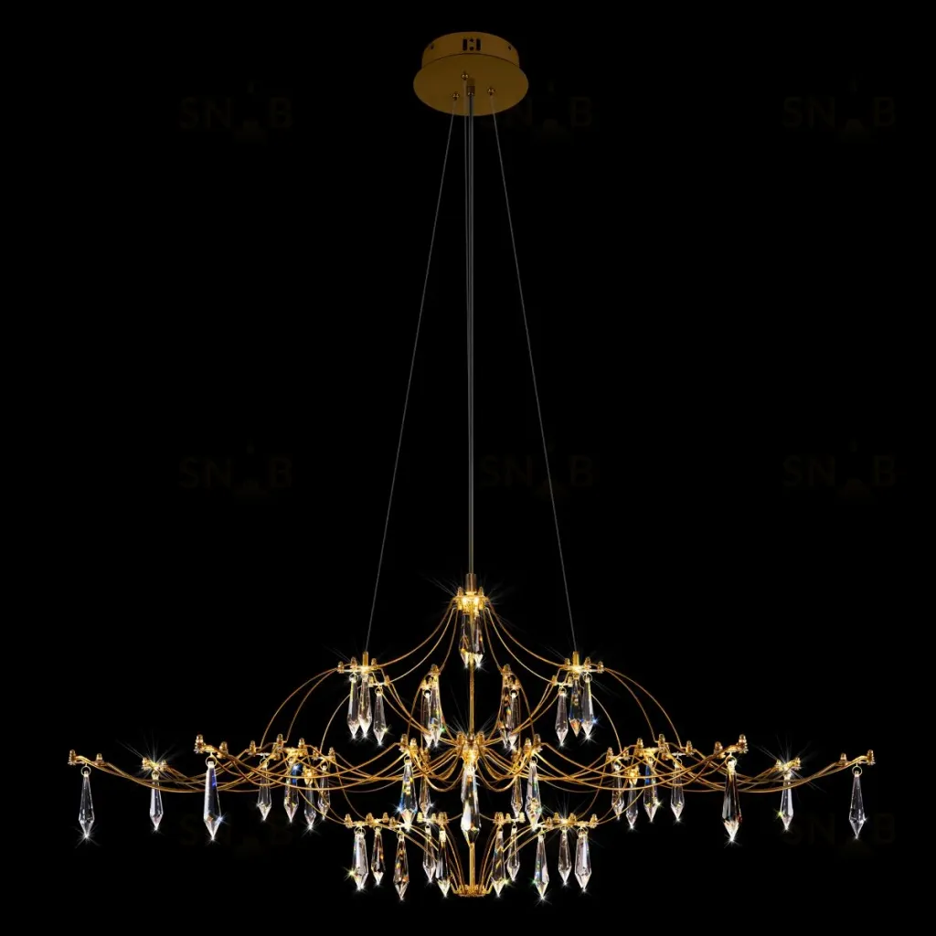 Подвесная люстра Loft IT Mira 10587/1000 Gold Asfour 10587/1000 Gold Asfour