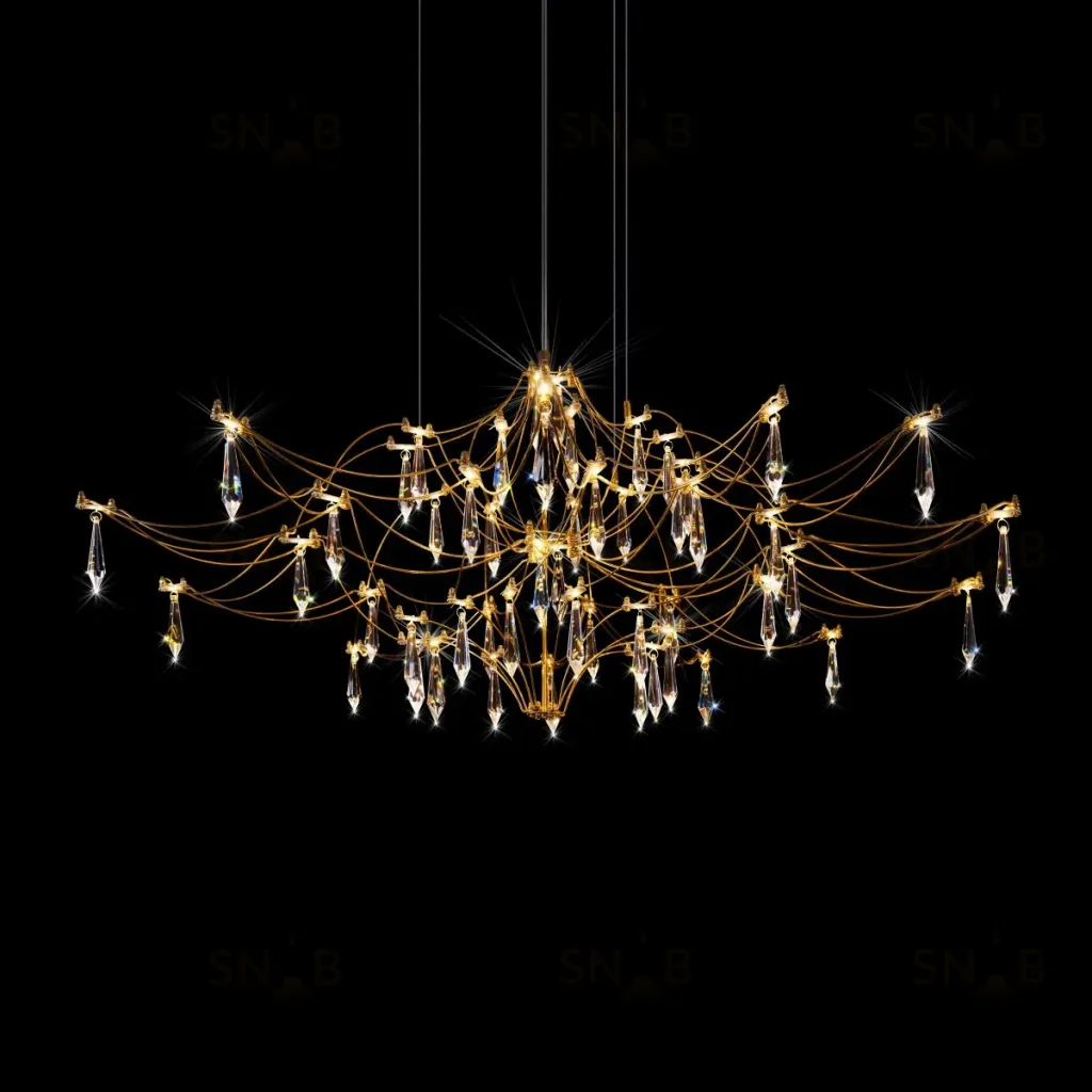 Подвесная люстра Loft IT Mira 10587/1000 Gold Asfour 10587/1000 Gold Asfour