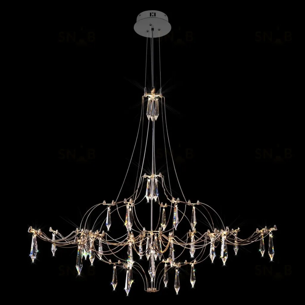 Подвесная люстра Loft IT Mira 10588/800 Silver Asfour 10588/800 Silver Asfour