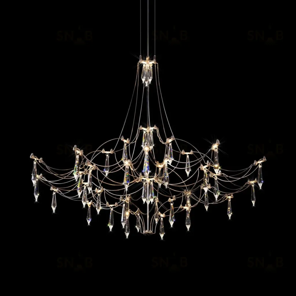 Подвесная люстра Loft IT Mira 10588/800 Silver Asfour 10588/800 Silver Asfour