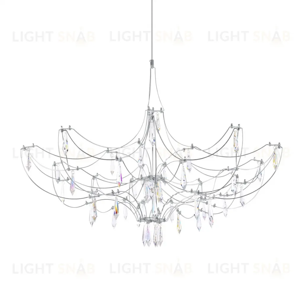 Подвесная люстра Loft IT Mira 10589/900 Silver Asfour 10589/900 Silver Asfour