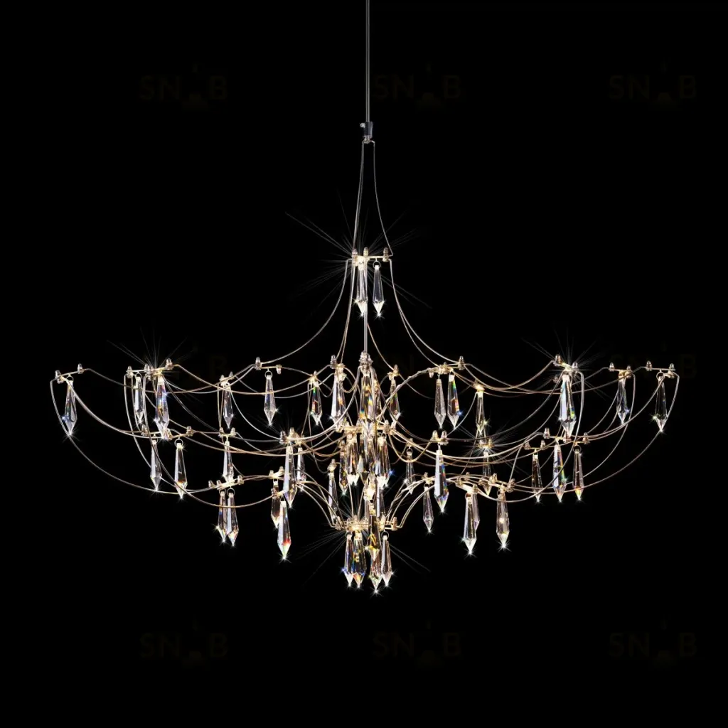Подвесная люстра Loft IT Mira 10589/900 Silver Asfour 10589/900 Silver Asfour